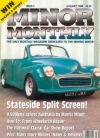 Roadster pickup Minor Monthly  magazine article cover.