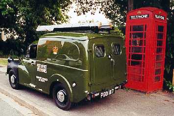 Van and Telephone Box