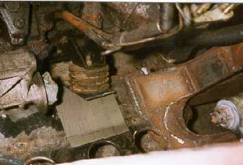 Start of the engine mount