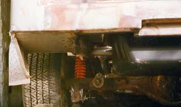 The rear pan cut out