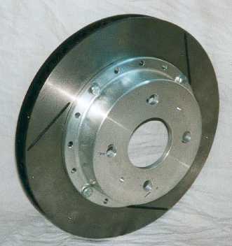 Brake disc mounting bell