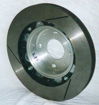Brake disc mounting bell
