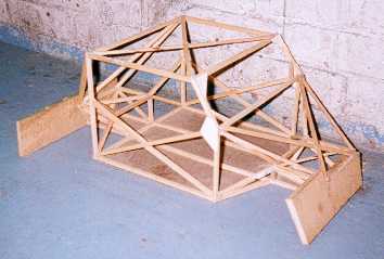 Final  chassis design wooden model
