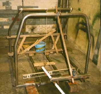 Basic out line of cage mocked up