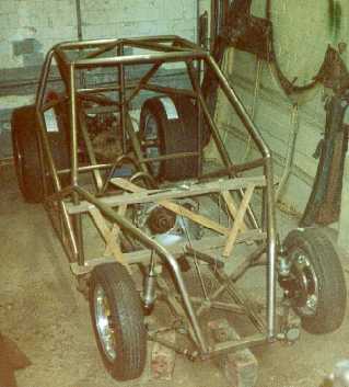 Chassis with wheels mocked up.