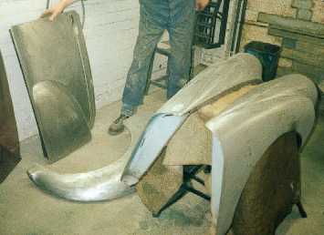 Bare metal panels proir to paint