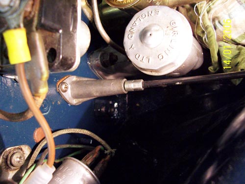 Accelerator Cable On The Bulkhead