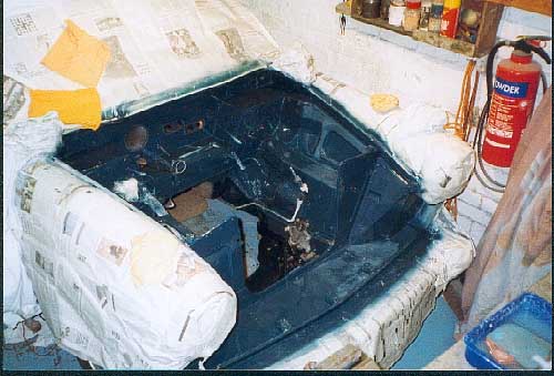 The Painted Engine Bay