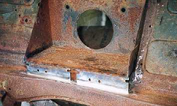 Repairs to the battery box.