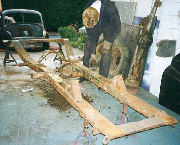 Starting on the chassis.