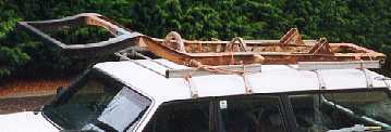 Chassis prior to first blasting.