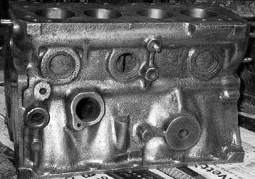The engine blocked stripped.