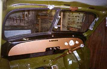 Interior of cab.