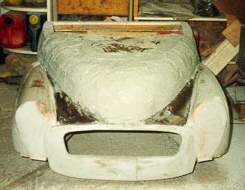 Bonnet taking shape.