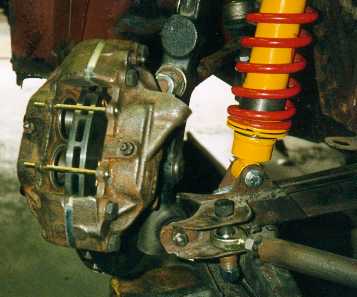 Front brakes and suspension