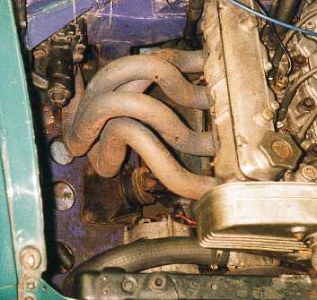 New exhaust manifold.