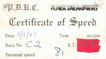 Fastest timing slip