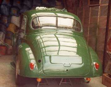 Car resprayed