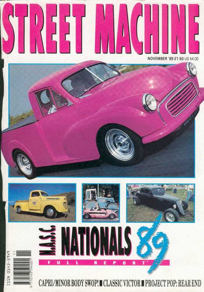 Roadster Pickup (pink) Street Machine Magazine Article (cover)
