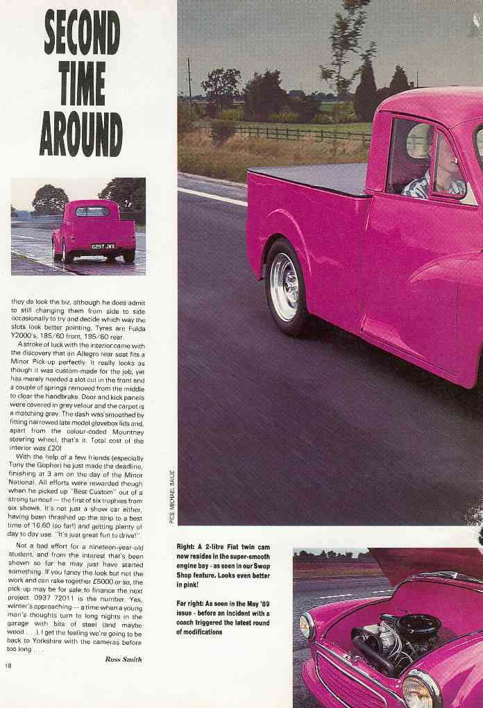 Roadster Pickup (pink) Street Machine Magazine Article (page 3)