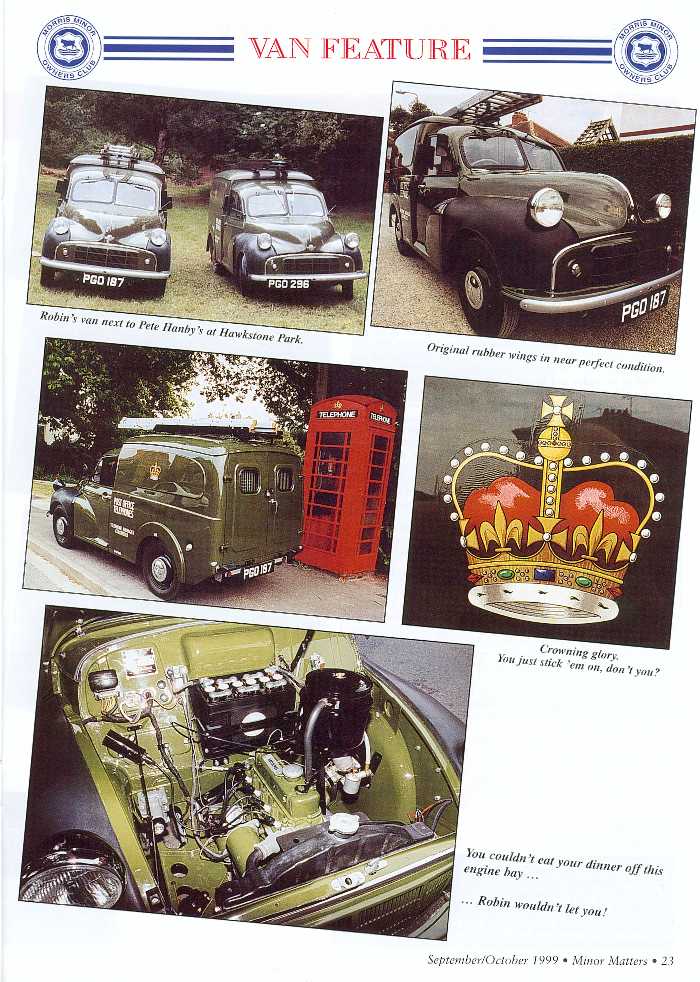 GPO Van Minor Matters Magazine Article (page 4)
