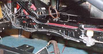 Rear hard line brake pipe.