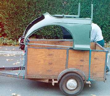 The Rear Body Work On A Trailer