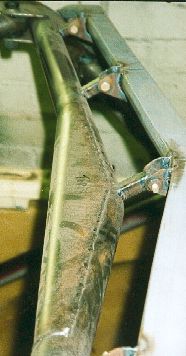 Top wind screen surround mounting brackets 