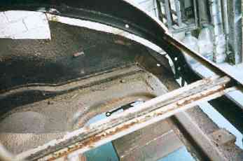 Repairs to rear from inside boot