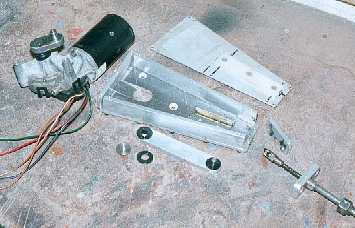 Parts of the new wiper box.