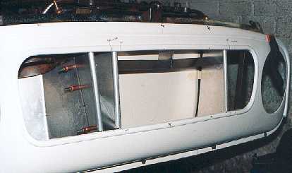 Front Panel On The Car and Ducting.