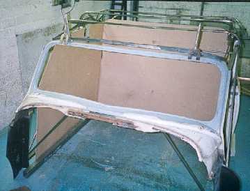 Mocking up for roll cage templates