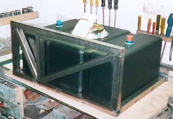Petrol tank mount