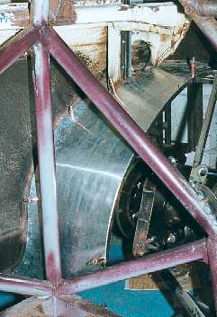 Rear inner wheel arch.
