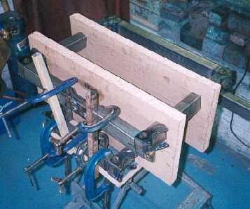Rear module in jig