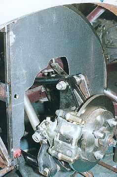 Rear inner wing dirt sheild.