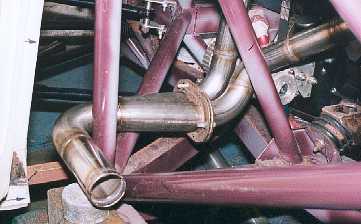 Pipe around the rollcage.