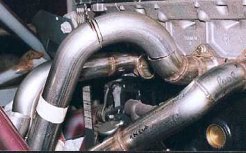 Pipe nearly in the correct position.