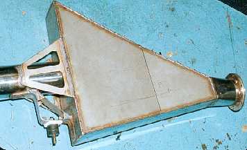 The finished expansion chamber.
