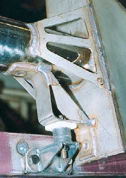 The front exhaust mount.