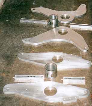 The rockers before assembly.