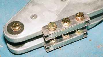 Front rocker masked for blasting.