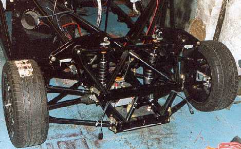 The Front Suspension With Springs Fitted.