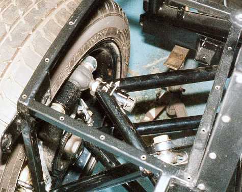 Rear camber adjustment.