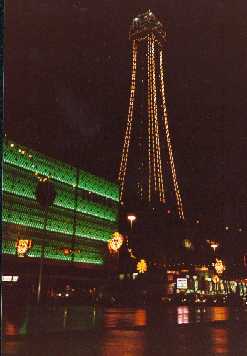 Blackpool  Tower in the background