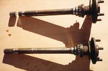 Broken Half Shaft.