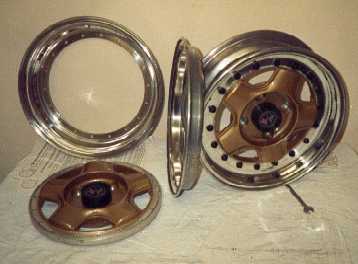 Building the front wheels