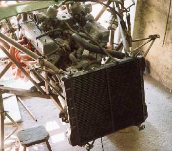 Radiator in position