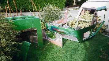 Body stored on lawn