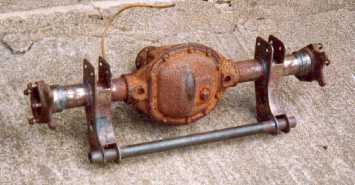 Narrowed axle
